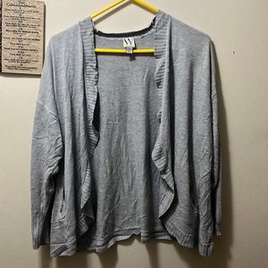Worthington gray cardigan size 1x
